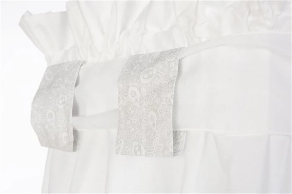 Mionido Stubenwagen Lisa Natur Paisley Hellgrau Mit Garnierung, Matratze Und Matratzenbezug 9 Mionido Stubenwagen Lisa Natur Paisley Hellgrau Mit Garnierung, Matratze Und Matratzenbezug – Bild 7