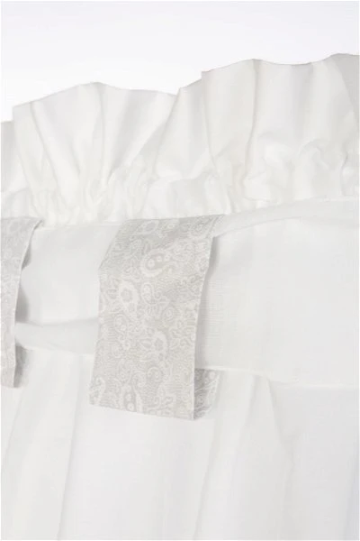 Mionido Stubenwagen Lisa Natur Paisley Hellgrau Mit Garnierung, Matratze Und Matratzenbezug 10 Mionido Stubenwagen Lisa Natur Paisley Hellgrau Mit Garnierung, Matratze Und Matratzenbezug – Bild 8