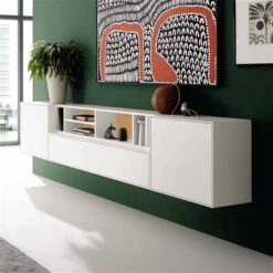 Now! By Hülsta Easy Wohnwand Natureiche 72x230x33 4-teilig