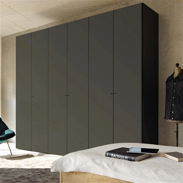 Now! Wardrobes By Hülsta Kombination 5 225,4x302x59 Cm | Lack-grau 3 Now! Wardrobes By Hülsta Kombination 5 225,4x302x59 Cm | Lack-grau