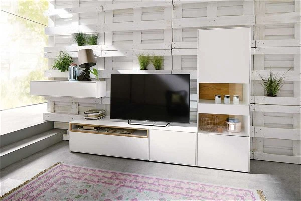 Now! By Hülsta Easy Wohnwand Natureiche 181x350x45 Mit Media-Lowboard - 4-teilig 3 Now! By Hülsta Easy Wohnwand Natureiche 181x350x45 Mit Media-Lowboard - 4-teilig