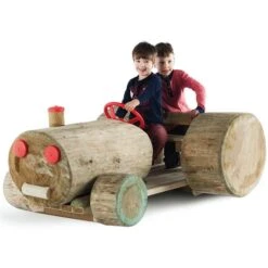 Müller & Herber Naturholz Traktor Bulldog Aus Kiefernholz