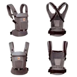 Ergobaby Adapt SoftFlex Mesh Graphite Grey Babytrage 7 Ergobaby Adapt SoftFlex Mesh Graphite Grey Babytrage -Kinder Geschäft adapt softflex baby carrier graphite grey all sites 2