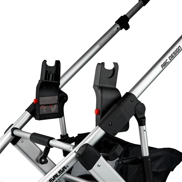 ABC Design Samba 2in1 Kinderwagen Bundle Berry Pure Mit Autositz, Wickeltasche, Fußsack Und Adapter 13 ABC Design Samba 2in1 Kinderwagen Bundle Berry Pure Mit Autositz, Wickeltasche, Fußsack Und Adapter – Bild 11