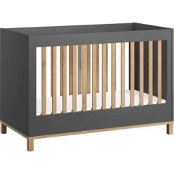 VOX Altitude Babybett 70x140 Graphit/eiche