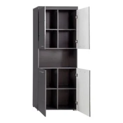 Trendteam Amanda Hochschrank 73x190x31 Cm Agave Grau 5 Trendteam Amanda Hochschrank 73x190x31 Cm Agave Grau -Kinder Geschäft amanda bd 1393 105 21 frontal freisteller 2