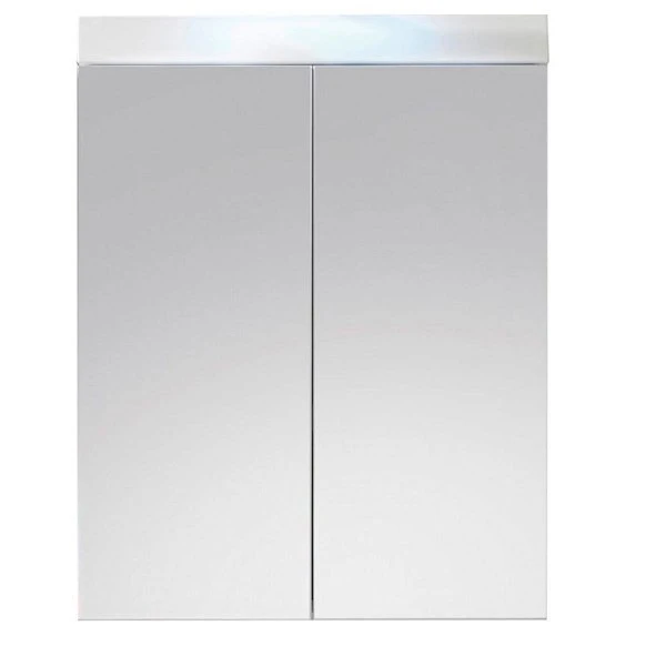 Trendteam Amanda Spiegelschrank 60x77x17 Cm Weiß 3 Trendteam Amanda Spiegelschrank 60x77x17 Cm Weiß