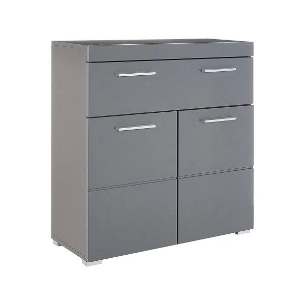 Trendteam Amanda Standschrank 73x79x31 Cm Agave Grau 3 Trendteam Amanda Standschrank 73x79x31 Cm Agave Grau