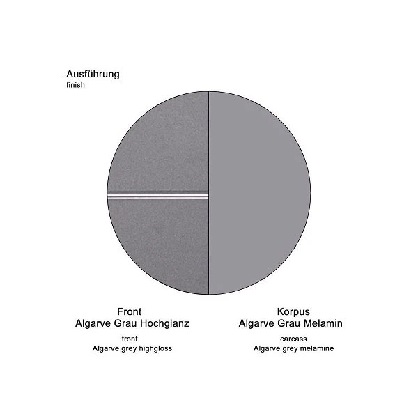 Trendteam Amanda Hochschrank 37x190x31 Cm Agave Grau 6 Trendteam Amanda Hochschrank 37x190x31 Cm Agave Grau – Bild 4