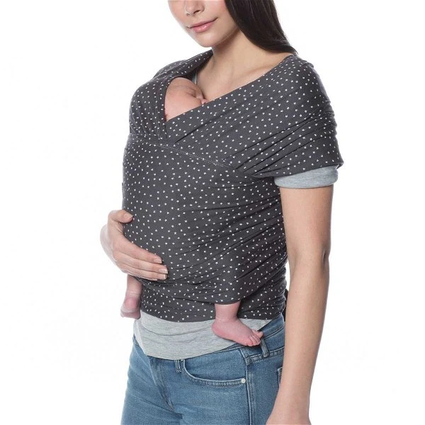 Ergobaby Aura Wrap Tragetuch Twinkle Grey 4 Ergobaby Aura Wrap Tragetuch Twinkle Grey – Bild 2