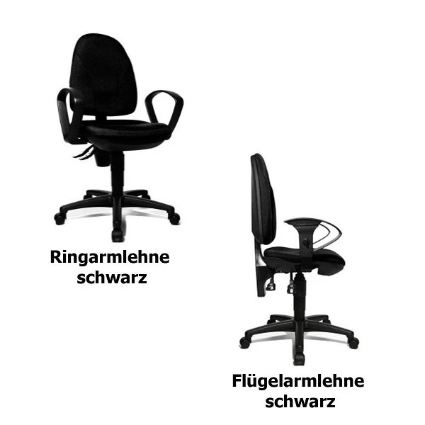 Topstar Net Pro 100 Bürostuhl Schwarz High-Tech-Netzrückenlehne - Schnell Lieferbar 4 Topstar Net Pro 100 Bürostuhl Schwarz High-Tech-Netzrückenlehne - Schnell Lieferbar – Bild 2