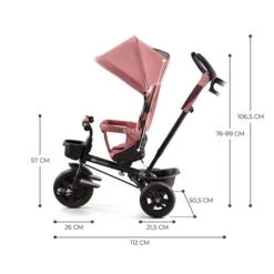 Kinderkraft AVEO Dreirad Rose Pink -Kinder Geschäft aveo rose pink 9
