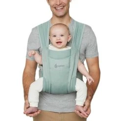 Ergobaby Embrace Soft Air Mesh Sage Babytrage Für Neugeborene 7 Ergobaby Embrace Soft Air Mesh Sage Babytrage Für Neugeborene -Kinder Geschäft baby carrier embrace soft air mesh sage 4 1