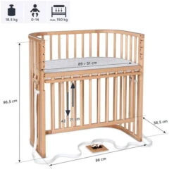 Babybay Boxspring Comfort Plus Beistellbett Natur Lackiert Extra Belüftet 12 Babybay Boxspring Comfort Plus Beistellbett Natur Lackiert Extra Belüftet -Kinder Geschäft babybay boxspring comfort plus beistellbett natur lackiert 196111 006