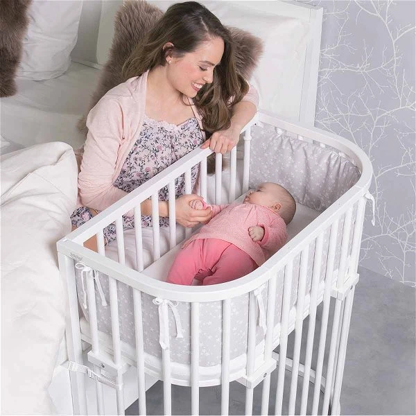 Babybay Boxspring Comfort Plus Beistellbett Weiß Lackiert Extra Belüftet 4 Babybay Boxspring Comfort Plus Beistellbett Weiß Lackiert Extra Belüftet – Bild 2