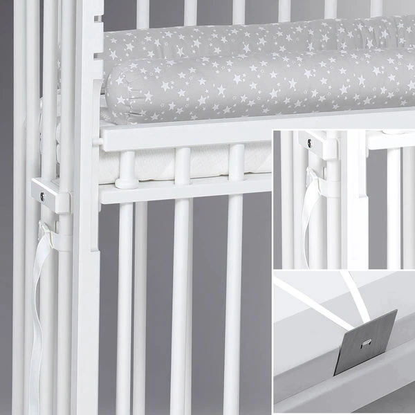 Babybay Boxspring Comfort Plus Beistellbett Weiß Lackiert Extra Belüftet 6 Babybay Boxspring Comfort Plus Beistellbett Weiß Lackiert Extra Belüftet – Bild 4