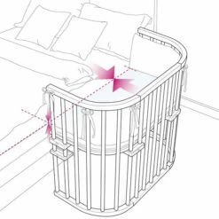 Babybay Boxspring Comfort Plus Beistellbett Weiß Lackiert Extra Belüftet 13 Babybay Boxspring Comfort Plus Beistellbett Weiß Lackiert Extra Belüftet -Kinder Geschäft babybay boxspring comfort plus beistellbett weiss lackiert 196112 011 1