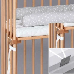 Babybay Boxspring XXL Beistellbett Natur Lackiert -Kinder Geschäft babybay boxspring xxl beistellbett natur lackiert 168101 005