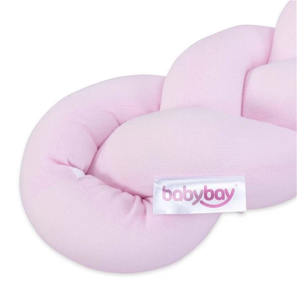 Babybay Nestchenschlange Geflochten Für Kinderbetten Rosé 5 Babybay Nestchenschlange Geflochten Für Kinderbetten Rosé – Bild 3