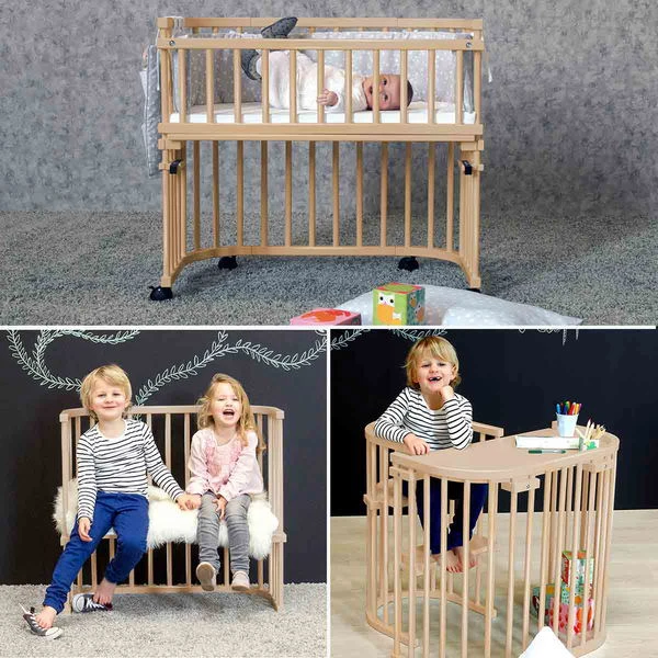 Babybay Maxi Comfort Plus Beistellbett Natur Lackiert Extra Belüftet 5 Babybay Maxi Comfort Plus Beistellbett Natur Lackiert Extra Belüftet – Bild 3