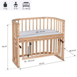 Babybay Maxi Comfort Plus Beistellbett Natur Lackiert Extra Belüftet 12 Babybay Maxi Comfort Plus Beistellbett Natur Lackiert Extra Belüftet -Kinder Geschäft babybay maxi comfort plus beistellbett natur lackiert 190111 006