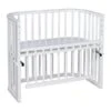 Babybay Maxi Comfort Plus Beistellbett Weiß Lackiert Extra Belüftet