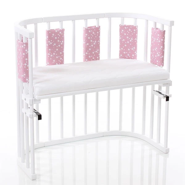 Babybay Nestchen Ultrafresh Piqué Für Original Beere, Mit Sternen Weiß 4 Babybay Nestchen Ultrafresh Piqué Für Original Beere, Mit Sternen Weiß – Bild 2