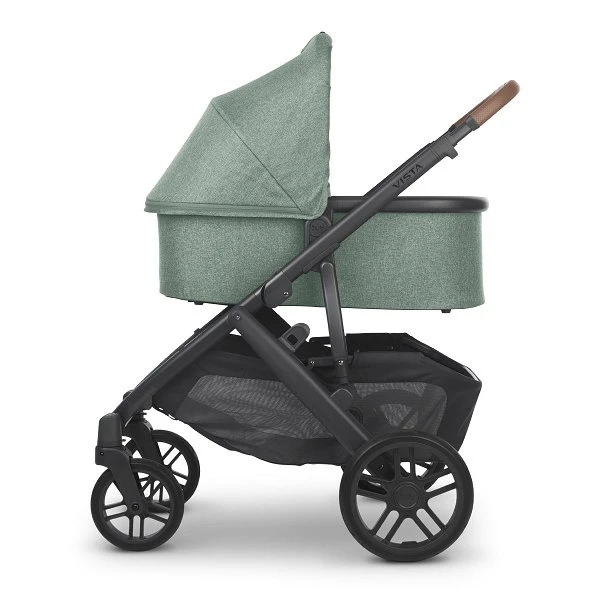 UPPAbaby Vista V2 Kinderwagen Gwen Green Mélange | Mit Babywanne 3 UPPAbaby Vista V2 Kinderwagen Gwen Green Mélange | Mit Babywanne