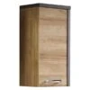 Trendteam Bay Hängeschrank Schmal Eiche Riviera / Beton