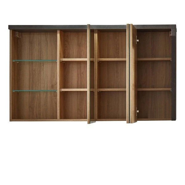 Trendteam Bay Spiegelschrank Eiche Riviera / Beton 4 Trendteam Bay Spiegelschrank Eiche Riviera / Beton – Bild 2