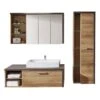 Trendteam Bay Badmöbel 4-teilig Eiche Riviera / Beton