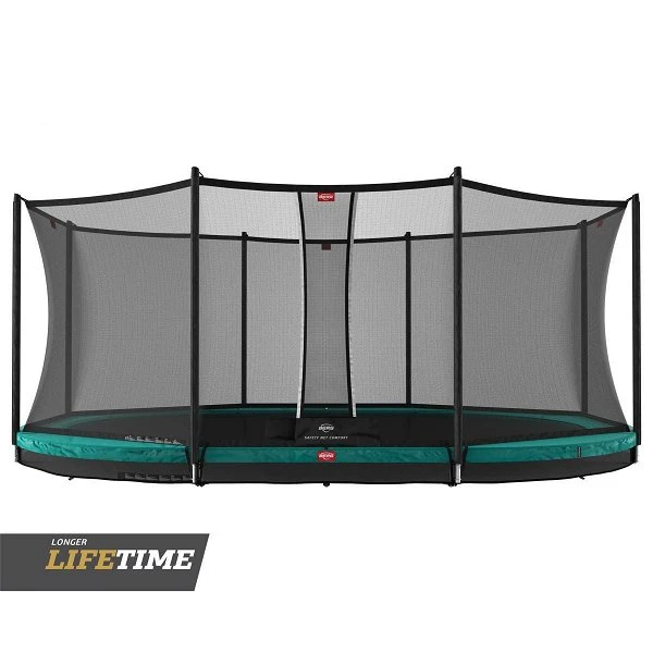 Berg Grand Favorit InGround 520 Trampolin Grün Mit Sicherheitsnetz Comfort 3 Berg Grand Favorit InGround 520 Trampolin Grün Mit Sicherheitsnetz Comfort