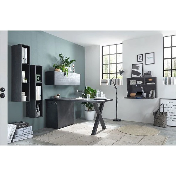 Mäusbacher Big System Office Set 1 8-teilig | Flamed Wood Black 3 Mäusbacher Big System Office Set 1 8-teilig | Flamed Wood Black