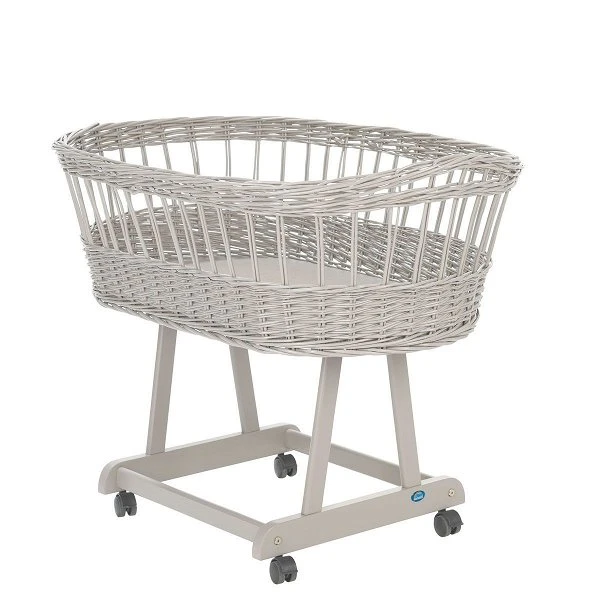 Alvi Birthe Stubenwagen Silbergrau Aktionspreis Vollmassiv Und Lackiert - Zubehör Wählbar 3 Alvi Birthe Stubenwagen Silbergrau Aktionspreis Vollmassiv Und Lackiert - Zubehör Wählbar