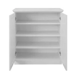 Trendteam Baxter Garderoben-Set 2-teilig Weiß Dekor | Garderobenschrank + Kommode 7 Trendteam Baxter Garderoben-Set 2-teilig Weiß Dekor | Garderobenschrank + Kommode -Kinder Geschäft brandson baxter gd 1860 856 01 frontal geoeffnet freisteller 2