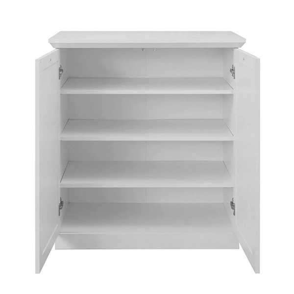 Trendteam Baxter Garderoben-Set 2-teilig Weiß Dekor | Garderobenschrank + Kommode 5 Trendteam Baxter Garderoben-Set 2-teilig Weiß Dekor | Garderobenschrank + Kommode – Bild 3