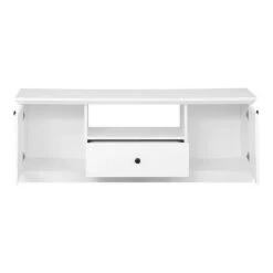 Trendteam Baxter Anbauwand 2-teilig Weiß Dekor | Schmal Klein -Kinder Geschäft brandson baxter wo 1860 316 01 frontal geoeffnet freisteller 2