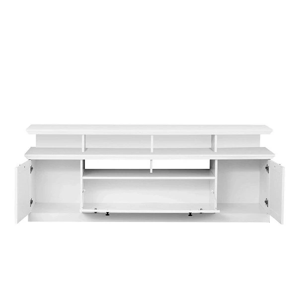 Trendteam Baxter Anbauwand 2-teilig Weiß Dekor | Breit Klein 4 Trendteam Baxter Anbauwand 2-teilig Weiß Dekor | Breit Klein – Bild 2