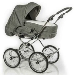 HESBA Calido Kinderwagen Außen 703 Innen 173 Räder Schwarz 30 Cm