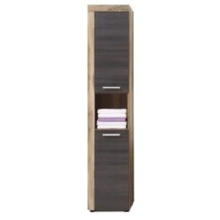 Trendteam Cancun Hochschrank Nussbaum / Touchwood Dunkelbraun