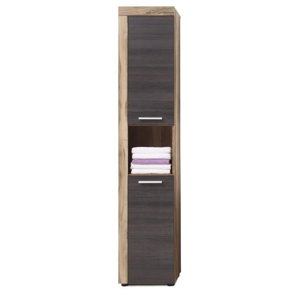 Trendteam Cancun Hochschrank Nussbaum / Touchwood Dunkelbraun 3 Trendteam Cancun Hochschrank Nussbaum / Touchwood Dunkelbraun
