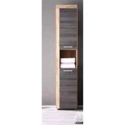 Trendteam Cancun Hochschrank Nussbaum / Touchwood Dunkelbraun 5 Trendteam Cancun Hochschrank Nussbaum / Touchwood Dunkelbraun -Kinder Geschäft cancun bd 1259 101 59 frontal