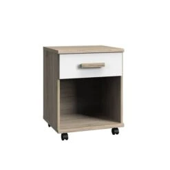 Wimex Cariba Rollcontainer San Remo-Eiche / Weiß