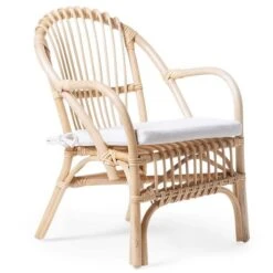 Childhome Montana Kinderstuhl + Kissen Natur Für Kinder