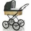 HESBA ClassicKorb Kinderwagen Außen 685 Innen 180 Black Edition - Räder Schwarz 30 Cm, Ledergriff Dunkelgrün 1 HESBA ClassicKorb Kinderwagen Außen 685 Innen 180 Black Edition - Räder Schwarz 30 Cm, Ledergriff Dunkelgrün -Kinder Geschäft classickorb 300sl fb685 180 black edition lg darkgreen