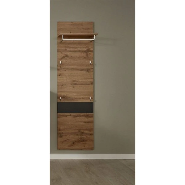 Trendteam Coast Garderoben-Set 4-teilig Hoch Wotan Eiche / Grau Melamin 7 Trendteam Coast Garderoben-Set 4-teilig Hoch Wotan Eiche / Grau Melamin – Bild 5