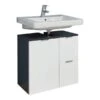 Trendteam Concept One Waschbeckenunterschrank 1-türig | Graphit Grau | Weiß Hochglanz 2 Trendteam Concept One Waschbeckenunterschrank 1-türig | Graphit Grau | Weiß Hochglanz -Kinder Geschäft concept one bd 1850 305 03 dynamisch freisteller