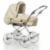 HESBA Condor Coupe Kinderwagen Außen 298 Innen 718 Räder Weiß 30 Cm, Ledergriff Braun -Kinder Geschäft condor coupe 300eva fb298 718 lg braun