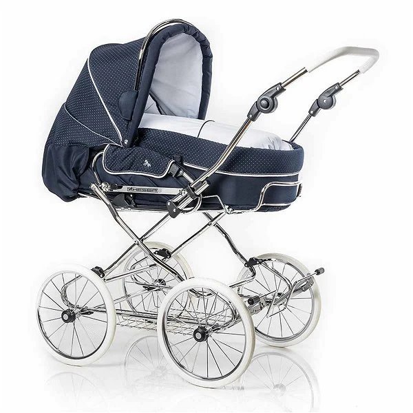 HESBA Condor Coupe Kinderwagen Außen 517 Innen 109 Räder Weiß 30 Cm, Ledergriff Weiß 3 HESBA Condor Coupe Kinderwagen Außen 517 Innen 109 Räder Weiß 30 Cm, Ledergriff Weiß