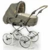 HESBA Condor Coupe Kinderwagen Außen 728 Innen 230 Teilleder Räder Weiß 30 Cm, Ledergriff Greige -Kinder Geschäft condor coupe 300eva fb728 230 lg greige